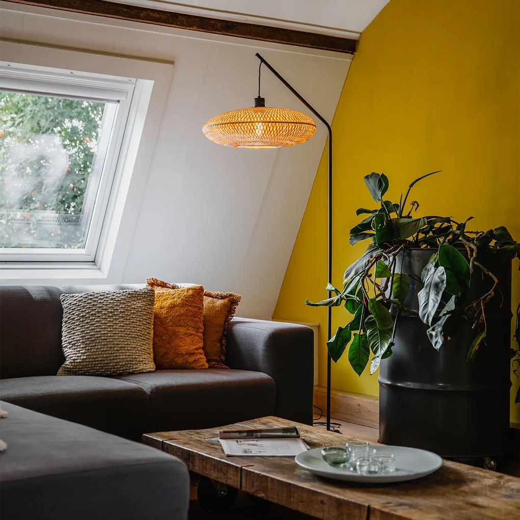 Ориенталска подова лампа бамбук - Ostrava