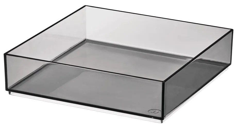 Матово черен органайзер за козметика за баня от рециклирана пластмаса - iDesign