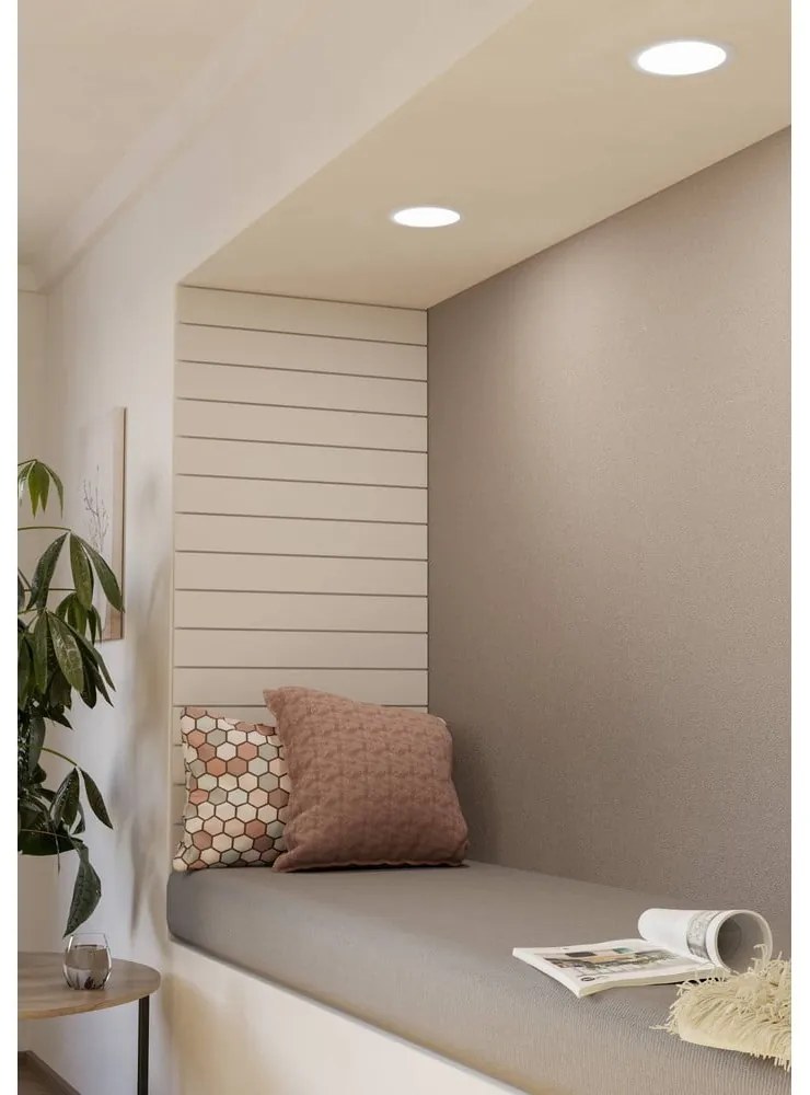 Сиво LED вградено осветление осветително тяло за таван FUEVA 5 – EGLO