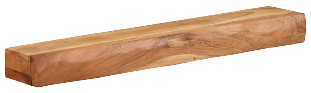 373631 vidaXL Стенни рафтове, 2 бр, 80x17x8 см, акациево дърво масив