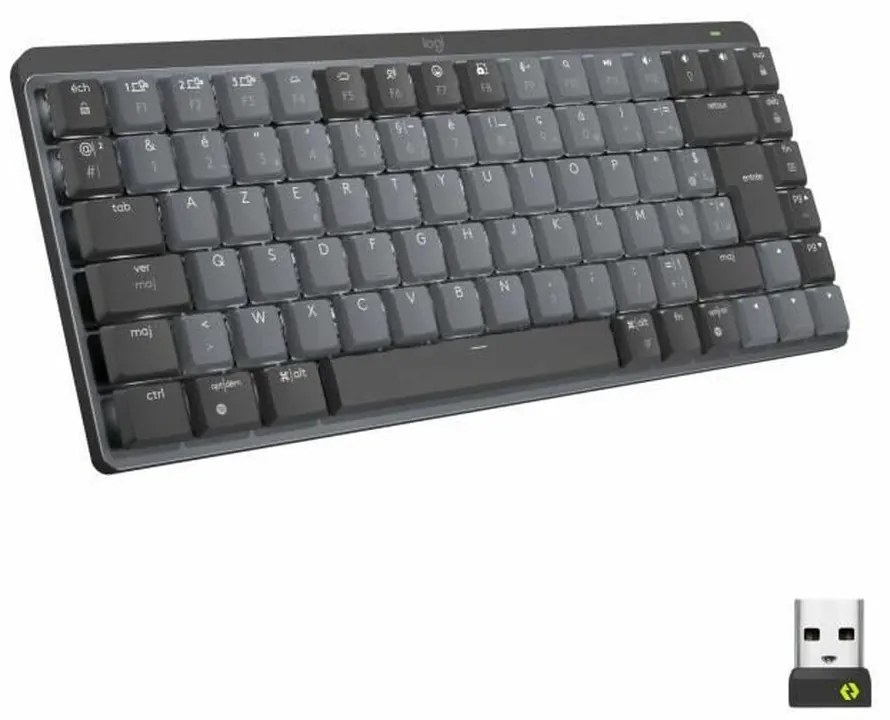 Клавиатура Logitech MX Mini AZERTY Тъмно сив