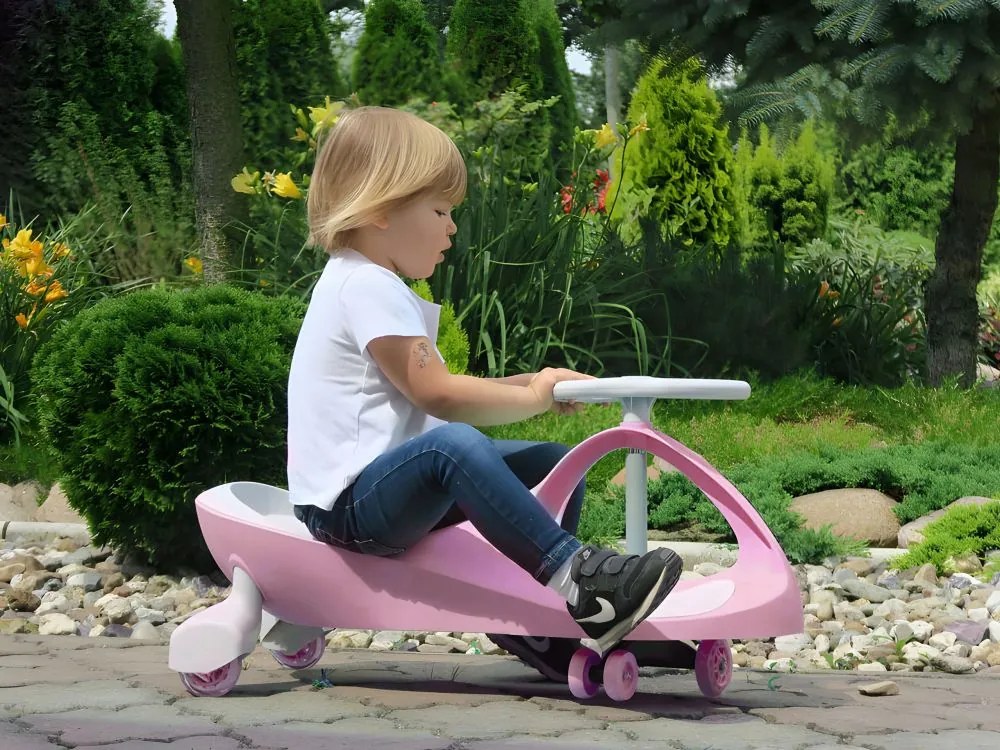 Детски гравитационен скутер в розово