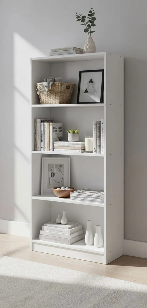 Библиотека Eliot 4s -Бяло