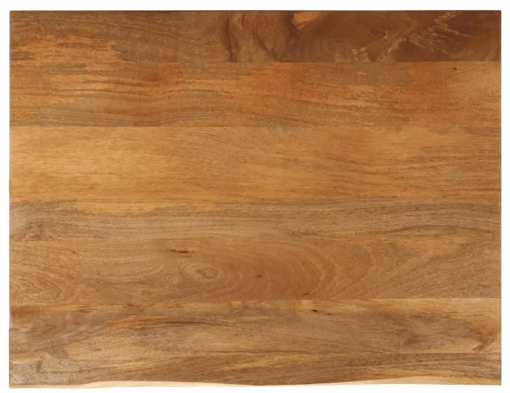 370555 vidaXL Плот за маса, жив ръб, 90x80x2,5 см, масивно дърво манго