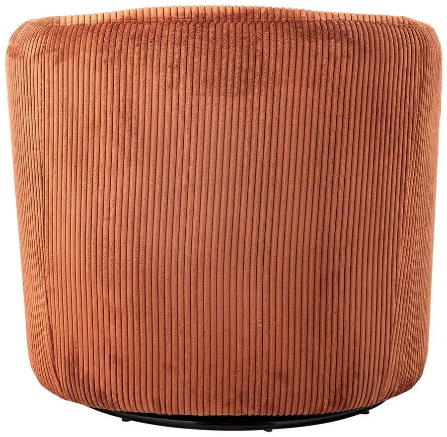 Оранжево кресло от рипсено кадифе Pradi – Bloomingville