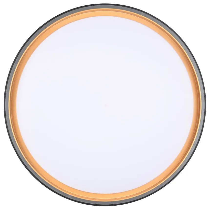 Черно LED осветително тяло за таван ø 40 cm Felis - Trio