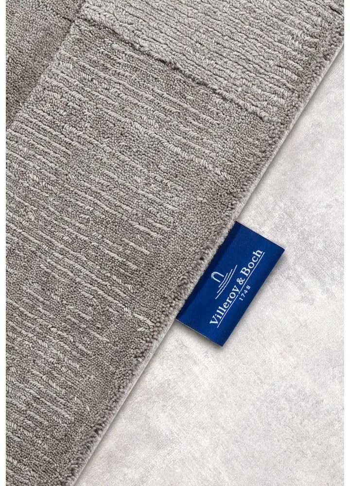 Сив ръчно изработен вълнен килим 80x150 cm Charlotte – Villeroy&amp;Boch