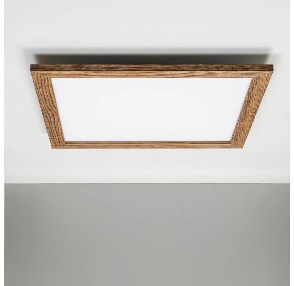 Eglo - LED RGBW димируем панел SALOBRENA-C LED/30,5W/230V кафяв + DO