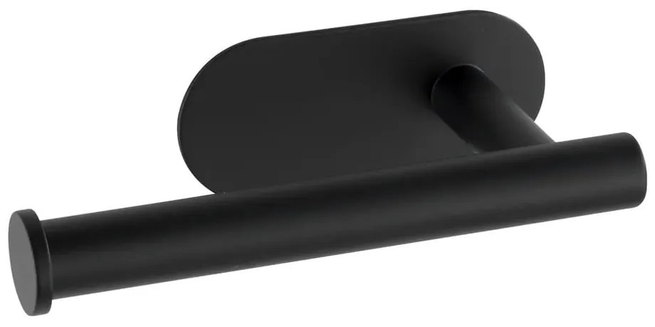 Матово черен комплект самозалепващи аксесоари за баня от неръждаема стомана Orea - Wenko