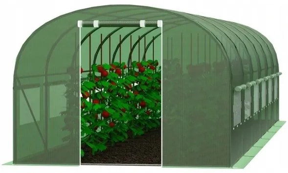 Голяма градинска оранжерия 3х6 м