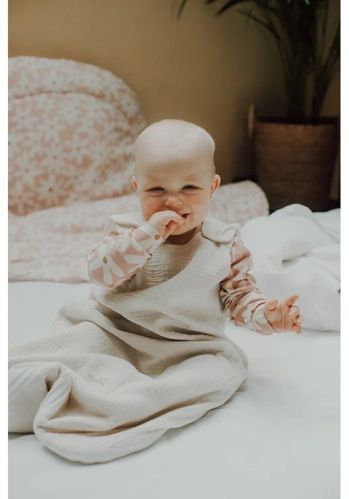 Розова детска постелка за игра Blash Daisies - Malomi Kids