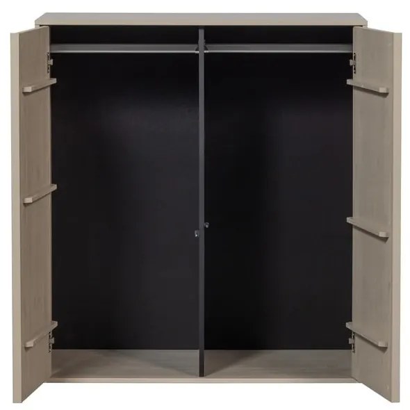 Кремав модулен гардероб от борова дървесина 300x200 cm Daily – vtwonen