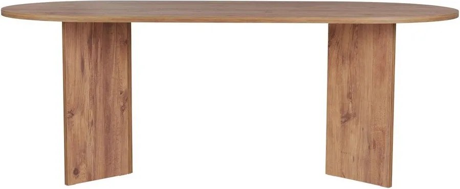 Трапезна маса с боров декор 90x200 cm Sabella – Kalune Design