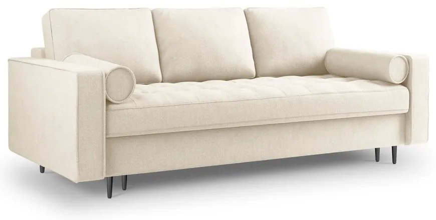 Светлобежов разтегателен диван Santo - Milo Casa