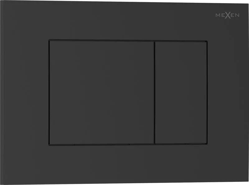 Mexen Tex 02 бутон за източване, черен матов - 6102-02