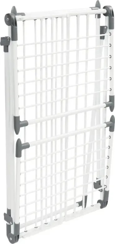 Сгъваем сушилник за дрехи Kinghoff KH 2041, 25 м, До 20 кг, Противоплъзгащи накрайници, Стомана, Бял/сив