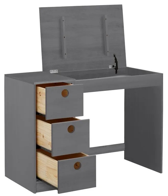 Работна маса от масивен бор 50x100 cm Alpi – Støraa