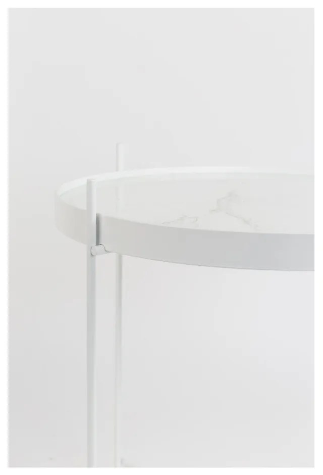 Бяла масичка за кафе Cupid - Zuiver