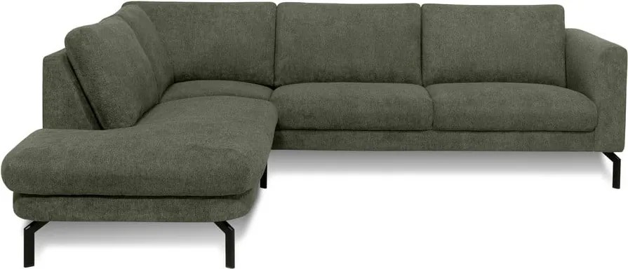 Тъмнозелен ъглов диван (ляв ъгъл) Gomero – Scandic