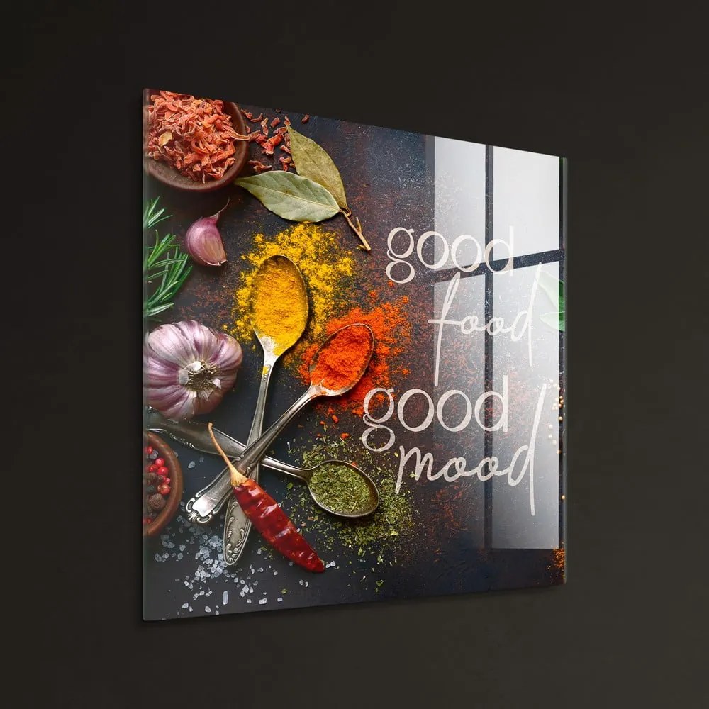 Картина върху стъкло 30x30 cm Mood – Styler