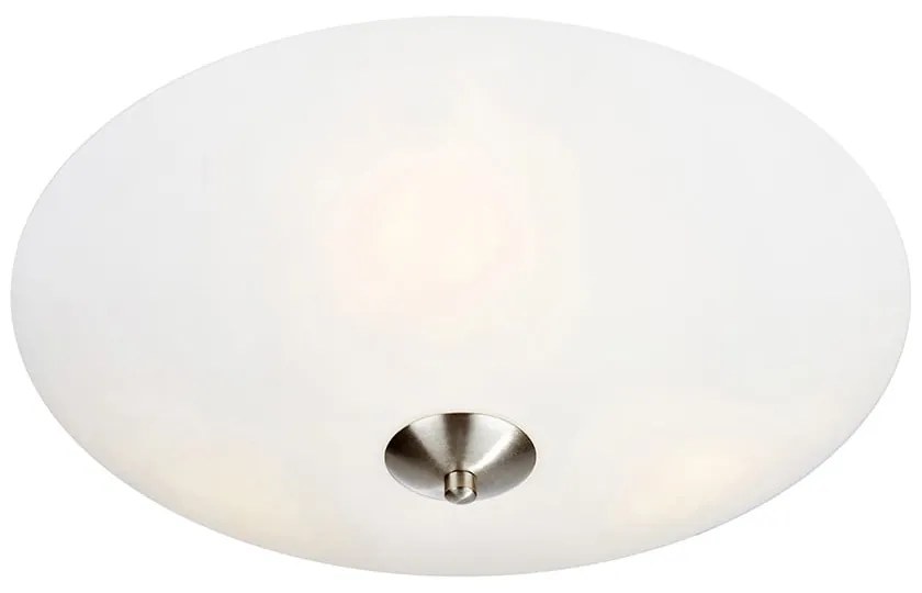 Бяло осветително тяло за таван със стъклен абажур ø 35 cm Polar – Markslöjd