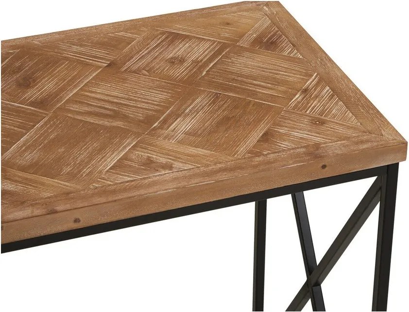 Конзолна маса от масивна ела в естествен цвят 48x120 cm Kickford – Premier Housewares