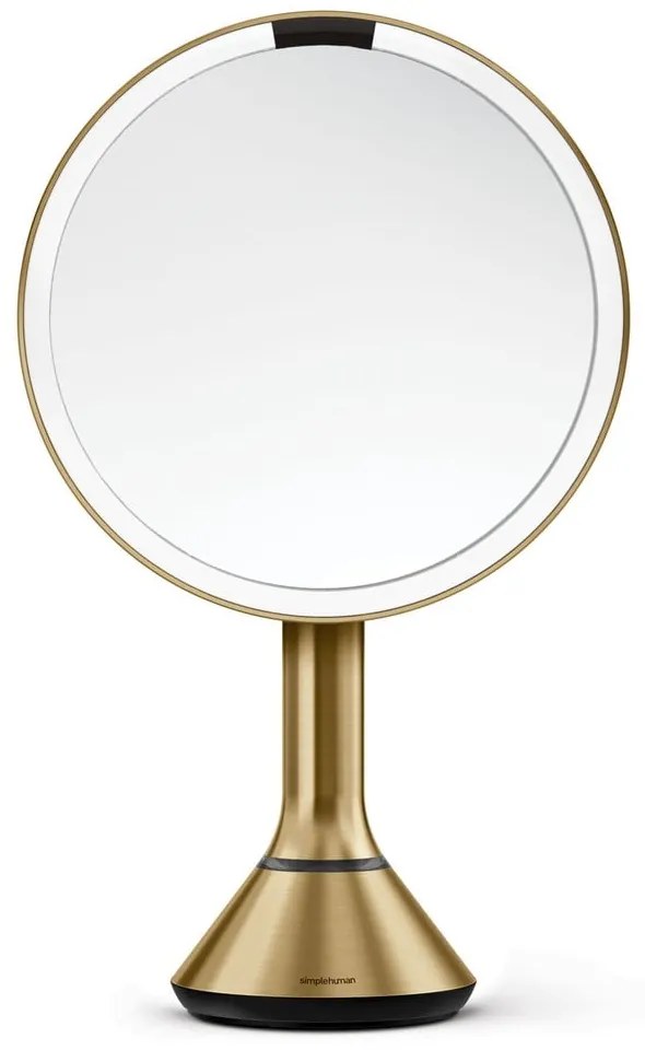 Козметично огледало със светлина/увеличително (5x) ø 20 cm Sensor – simplehuman