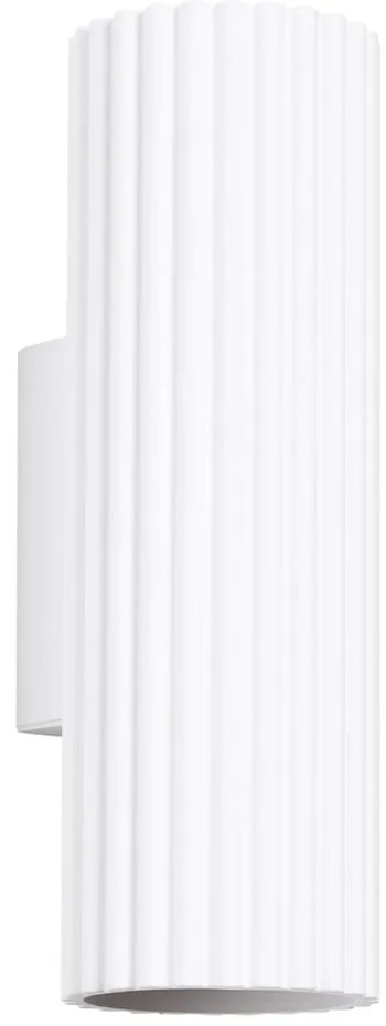 Бяла стенна лампа Gleam – Sollux