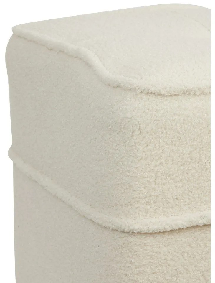 Бежов пуф 40x40 cm Kiki - Light &amp; Living