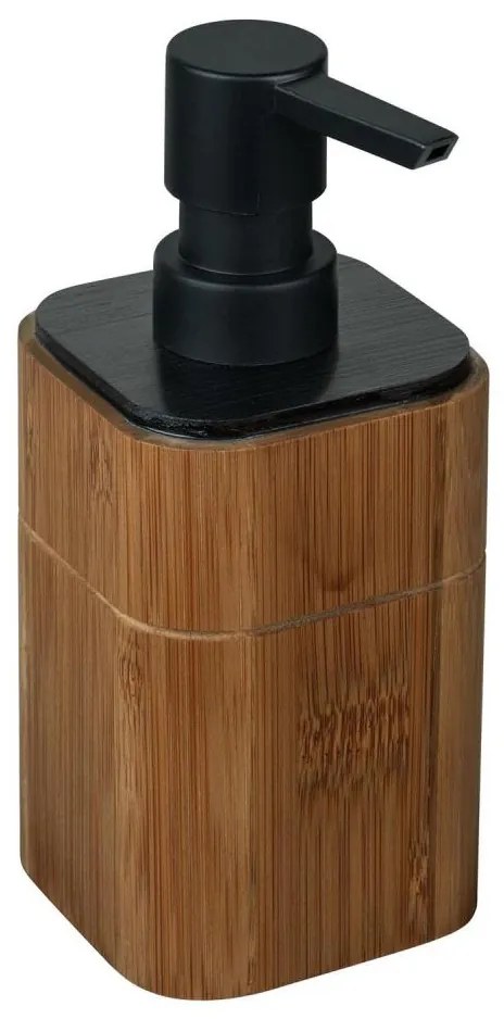 WENKO 26102100 - Дозатор за течен сапун SERRO 7,5x16,5 см кафяв/черен