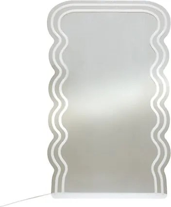 Светещо огледало atmosphera Wavy, LED, 60 x 38 cm