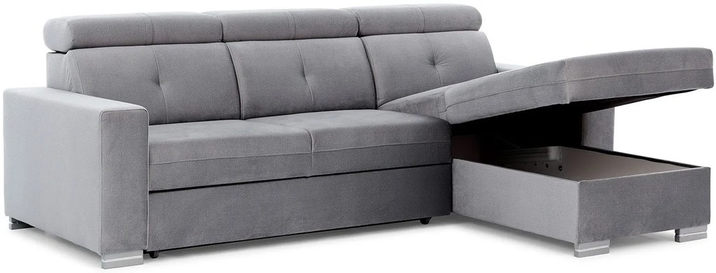 Ъглов диван Fraseri-Gkri Anoixto-Right