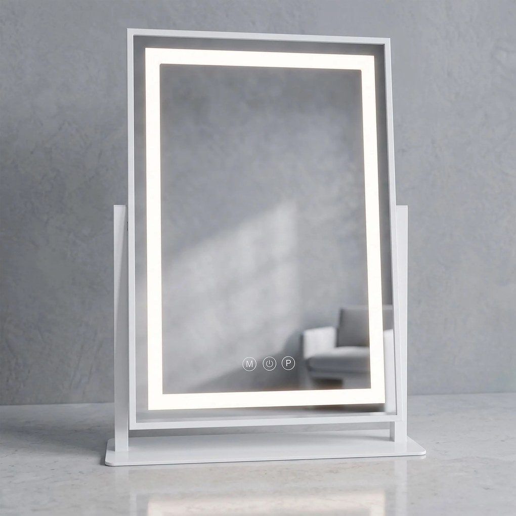 Огледало LED LUMI White 30x40cm