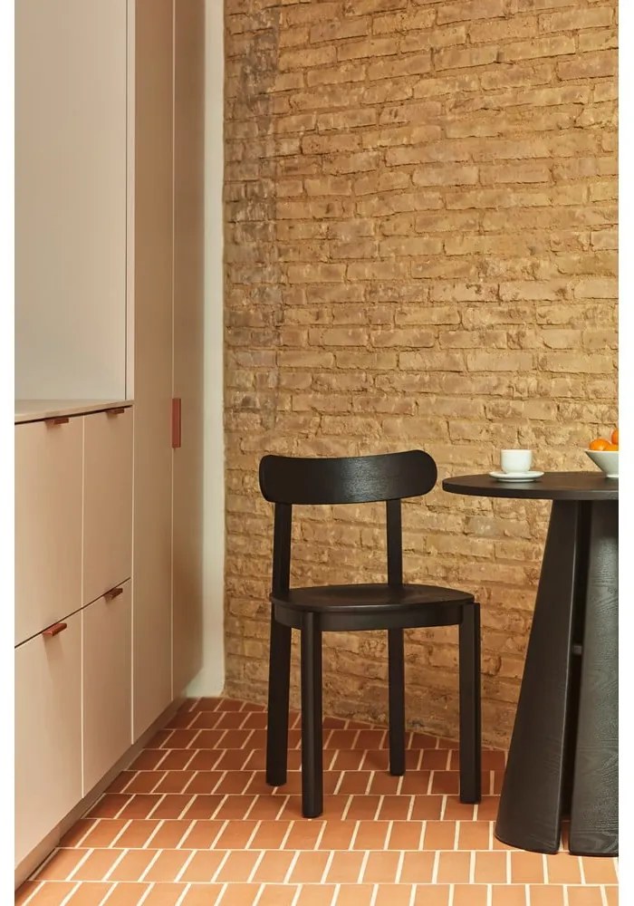 Кръгла маса за хранене с плот от ясенова дървесина ø 65 cm Cep - Teulat