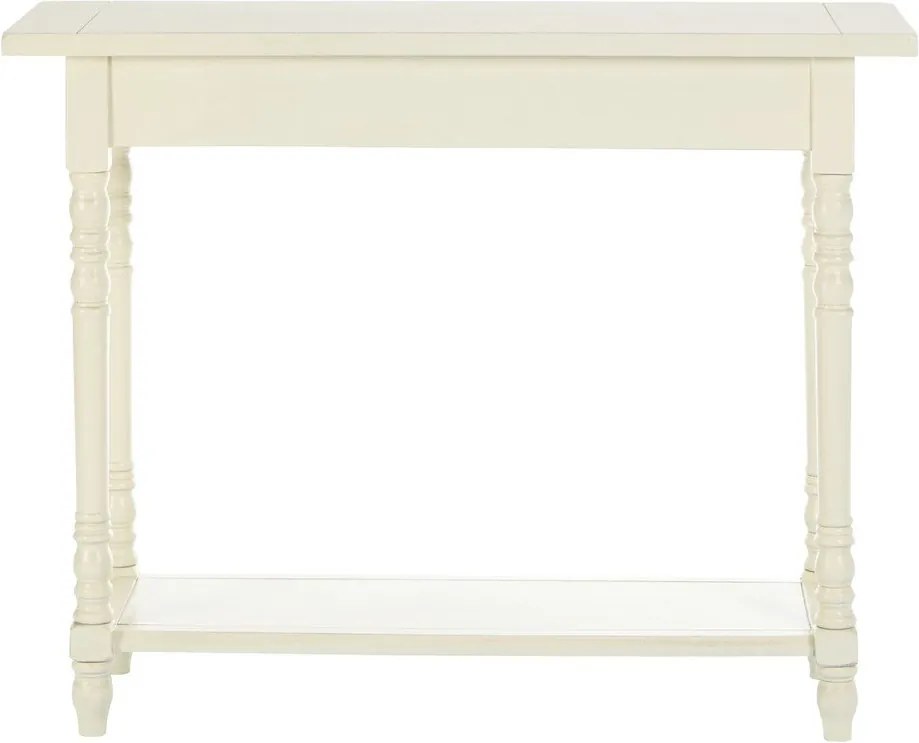 Конзолна маса от масивен бор в цвят слонова кост 35x96 cm Heritage – Premier Housewares