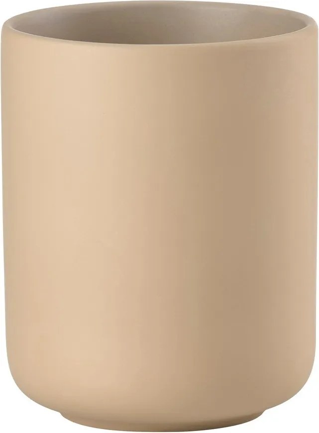 Бежова глинена чаша за четки за зъби Ume – Zone