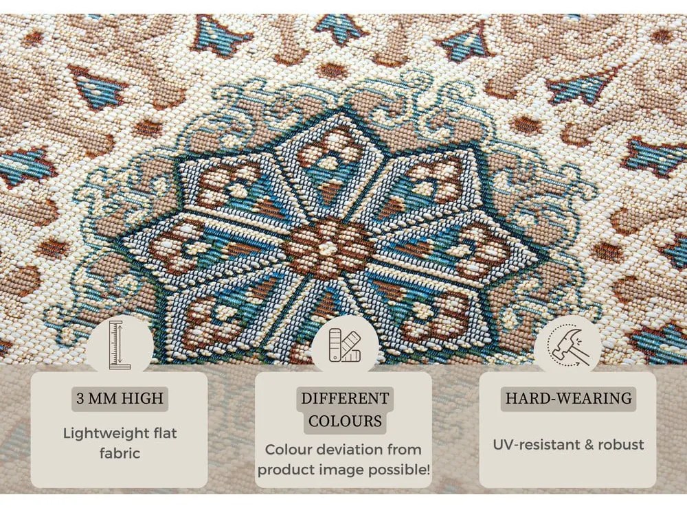 Сиво-бежов външен килим 240x340 cm Flair – Hanse Home