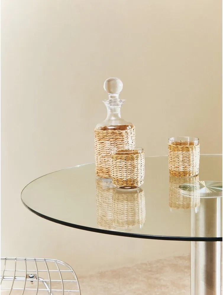 Кръгла трапезна маса със стъклен плот ø 90 cm Metropolitan – Premier Housewares