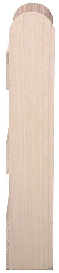 Детски стенен шкаф за книги от масивна дървесина Pavlovnia в естествен цвят 38x70 cm Moris - Bloomingville Mini