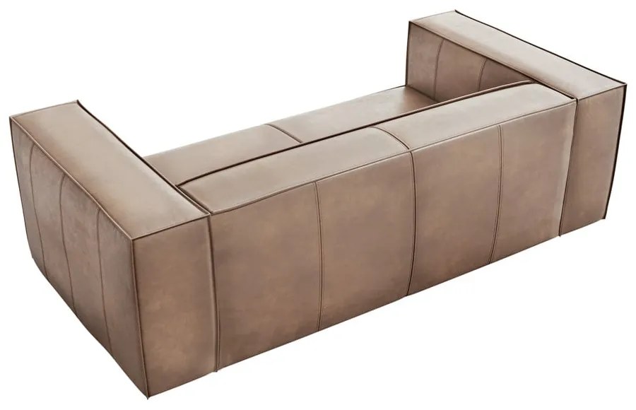 Светлокафяв кожен диван 212 cm Madame - Windsor &amp; Co Sofas