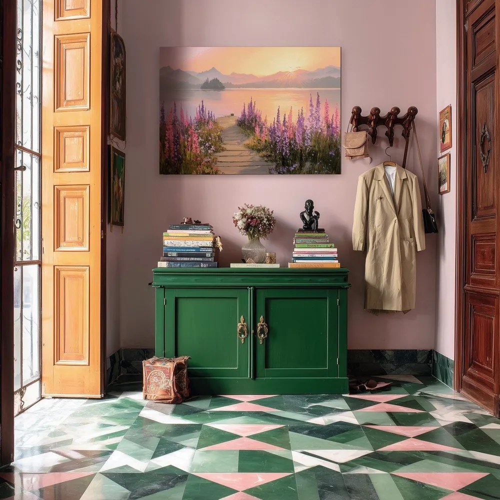 Картина 113x85 cm Lupine Shore – Styler