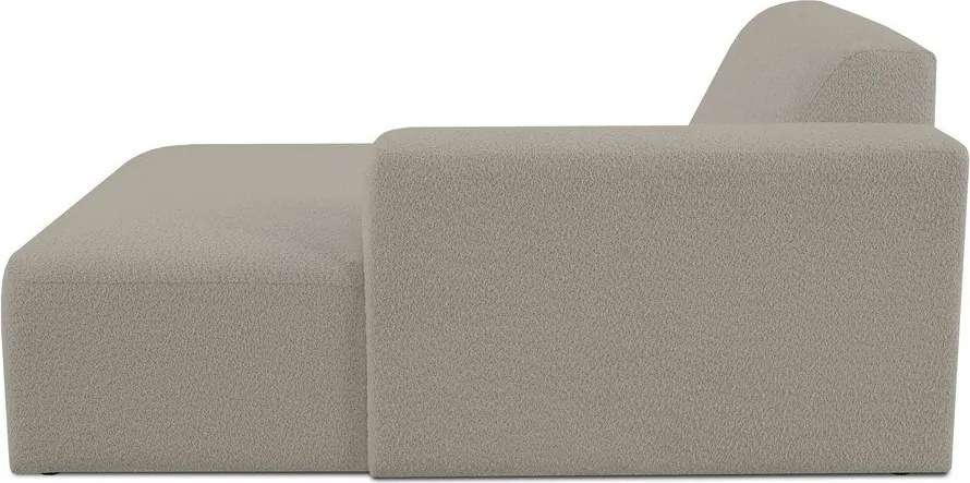 Светлокафяв модулен диван от букле (десен ъгъл) Roxy – Scandic