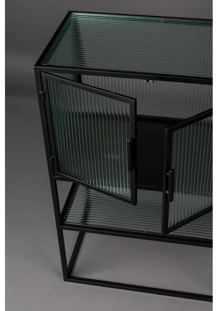 Черен метален шкаф 60x90 cm Boli - Dutchbone