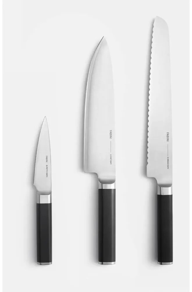 Ножове от неръждаема стомана в комплект от 3 бр. Trino – FABINI