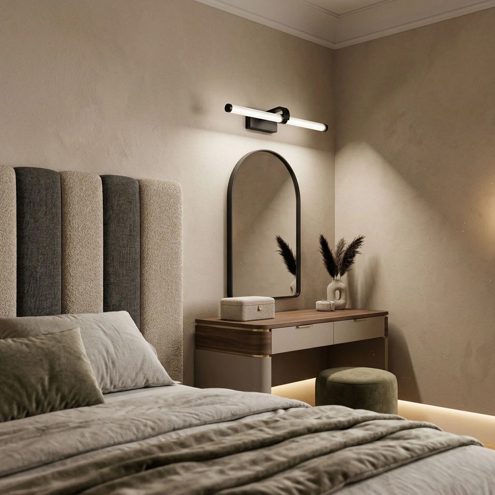 Stenen LED aplik za banya APP1887-1W 40cm BLACK