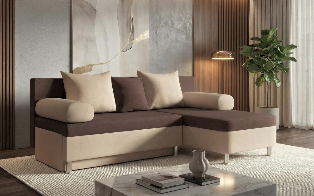 Разтегателен ъглов диван Дани S