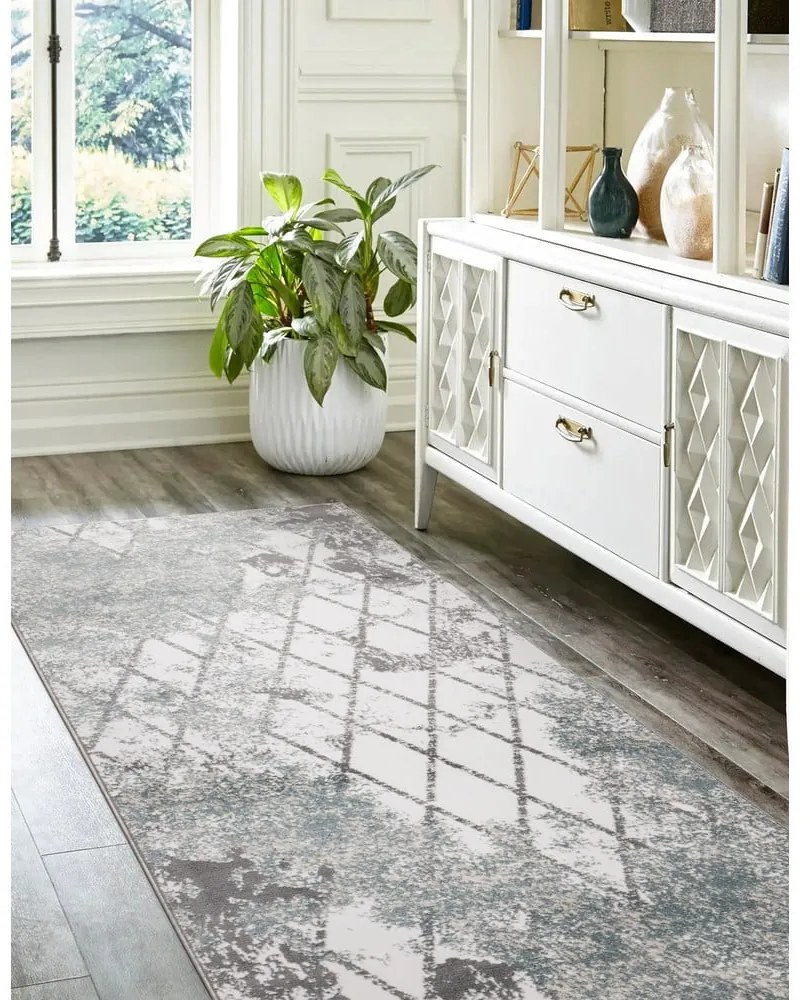 Сиво-синя пътека 80x300 cm Sensi Gepi – FD