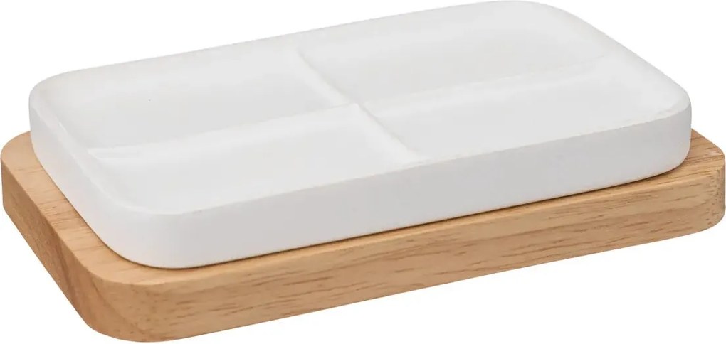 Сапунерка 5five Natureo, Смола - Бял