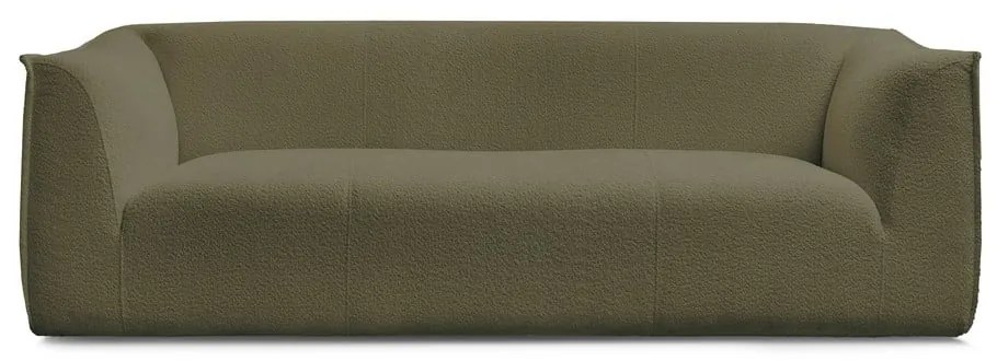 Зелен диван от прежда с примки от букле 242 cm Giorgia – Bobochic Paris