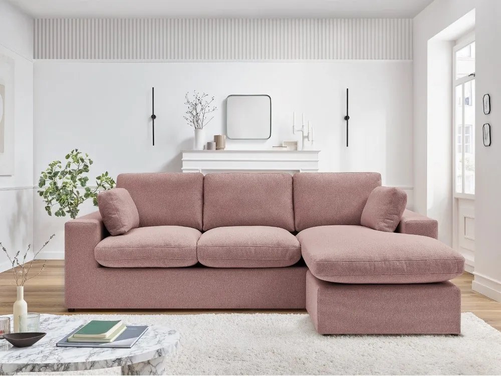 Розов ъглов диван Belair – Bobochic Paris